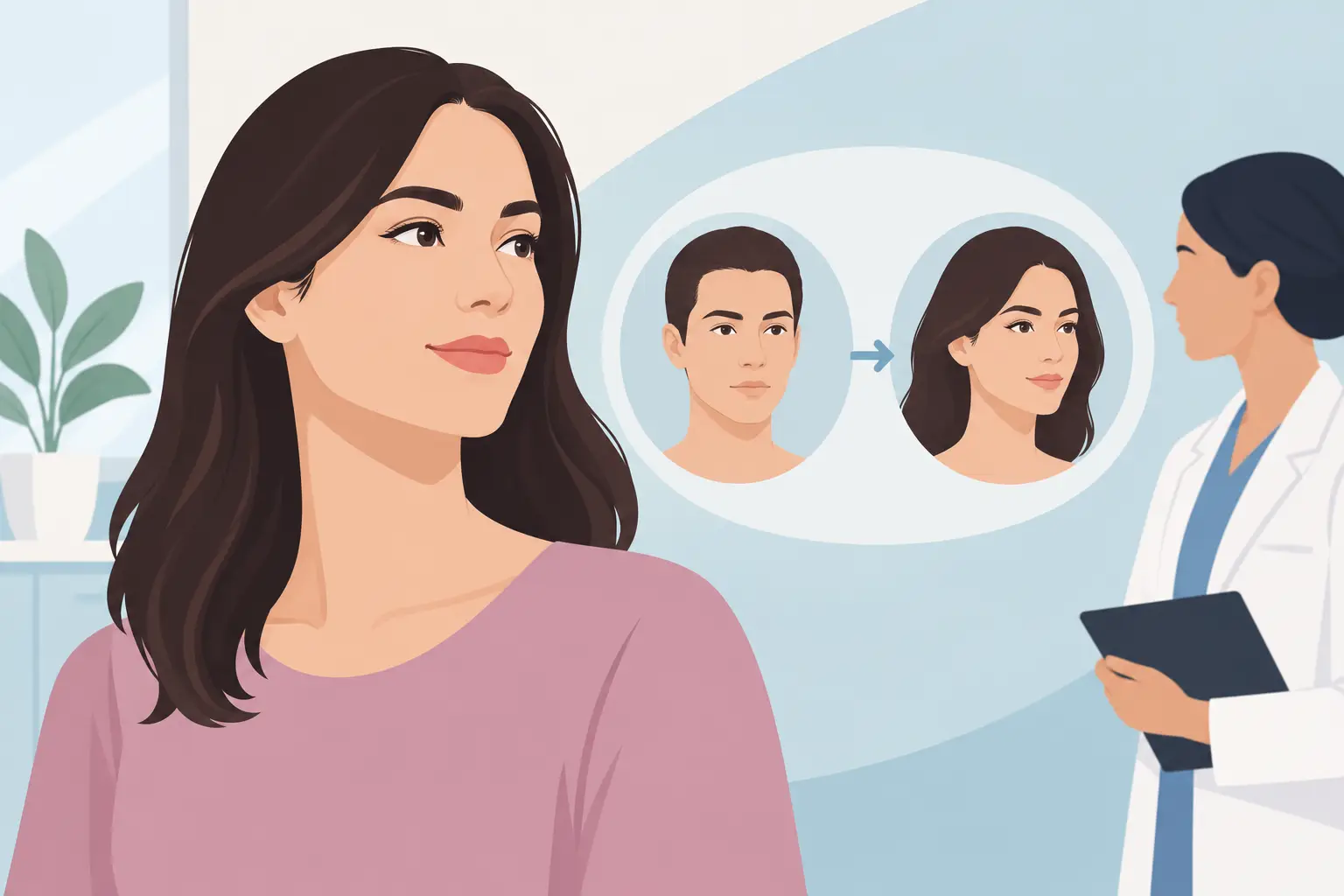 An Orbital Feminization Patient Case Study